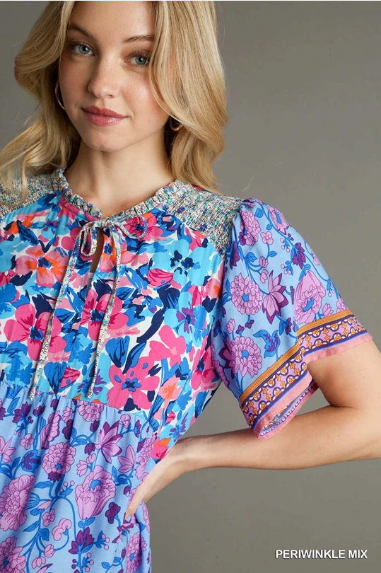 Umgee Floral Blouse