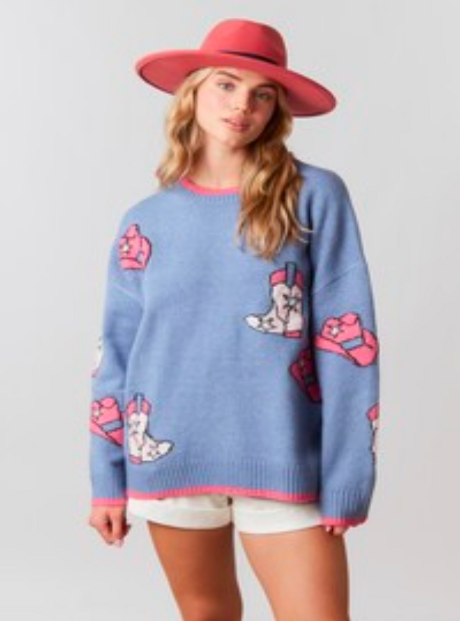 Howdy Cowgirl Sweater