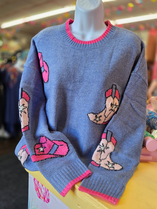 Howdy Cowgirl Sweater