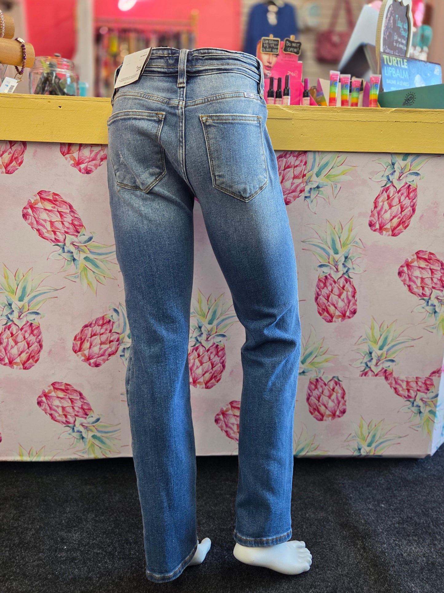 KanCan Straight Fit Light Distressed Jeans